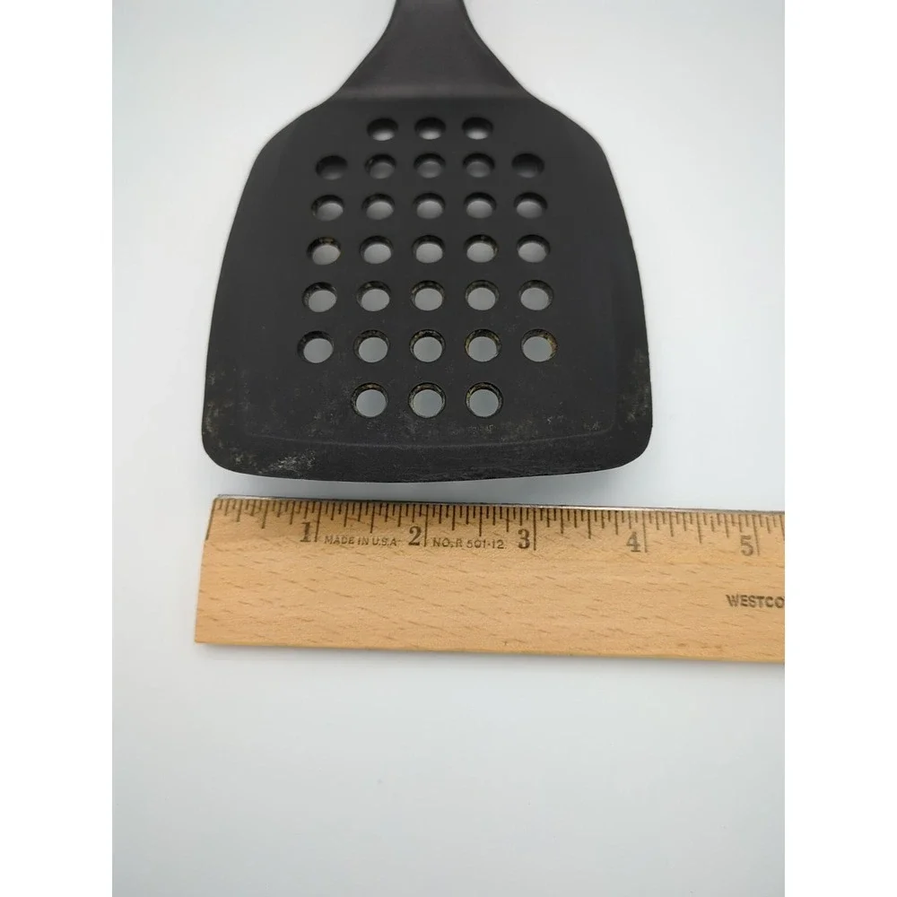 Vtg‎ Farberware Black Nylon Spatula Flipper Heat Resistant 400° F Made In USA